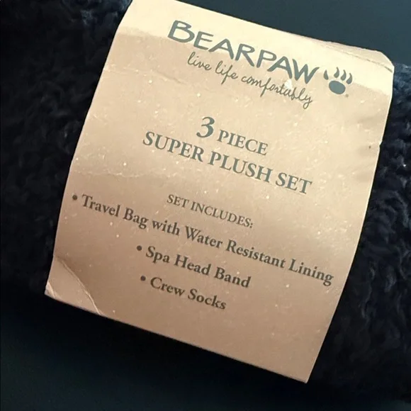 Bearpaw Super Plush Gift Set Womens 3-pc. - Picture 4 of 9